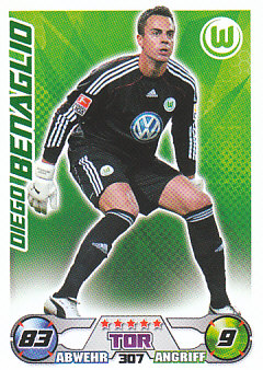 Diego Benaglio VfL Wolfsburg 2009/10 Topps MA Bundesliga #307